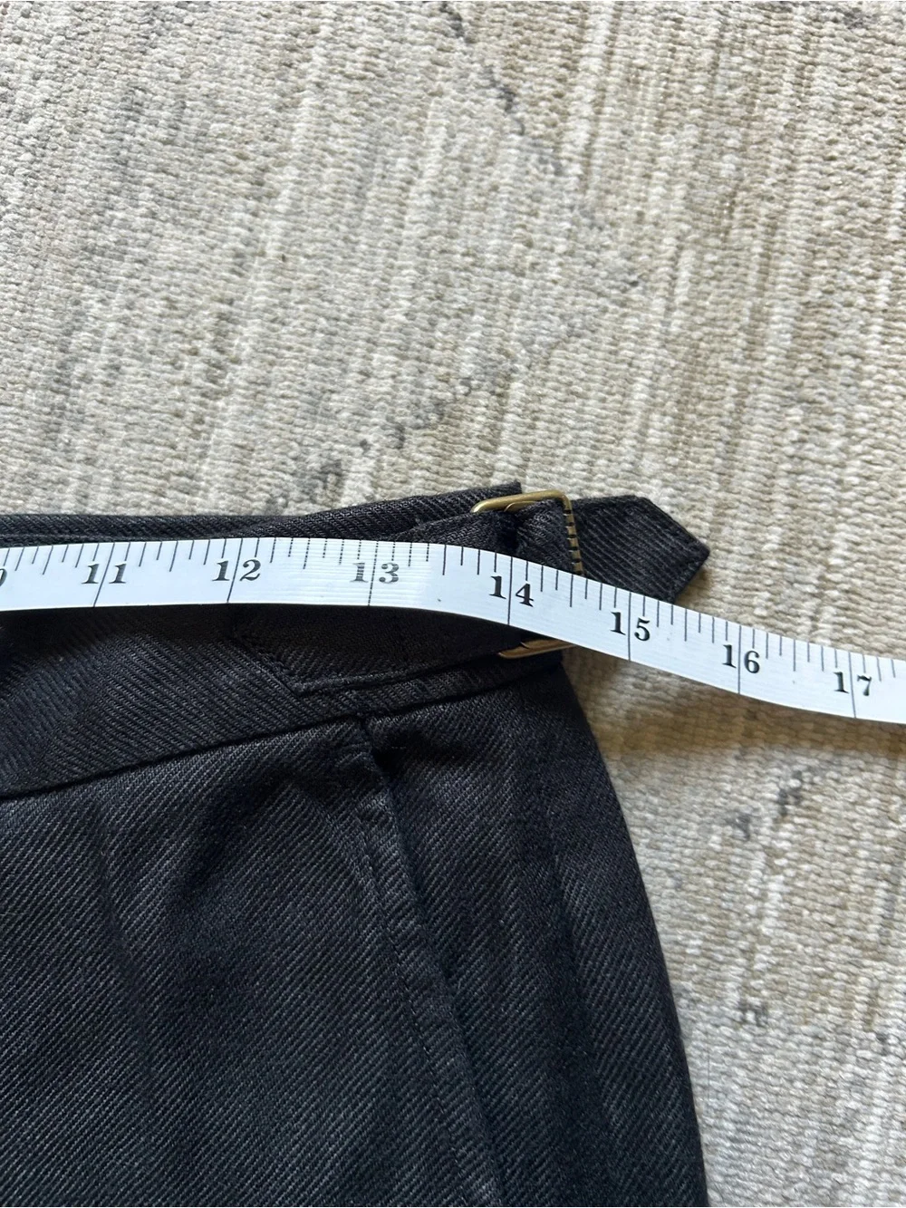 Banana Republic Black Linen-Blend Cargo Pants 0